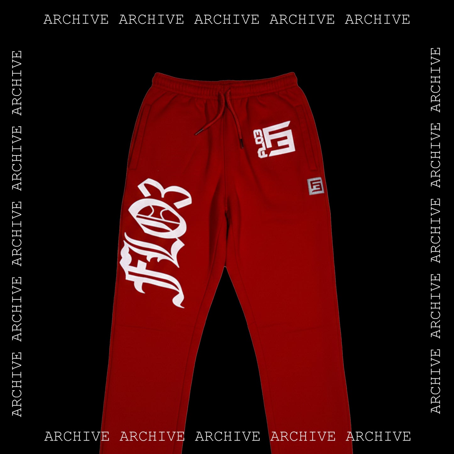 BST RED SWEATPANTS
