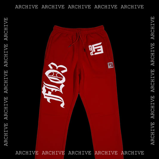 BST RED SWEATPANTS