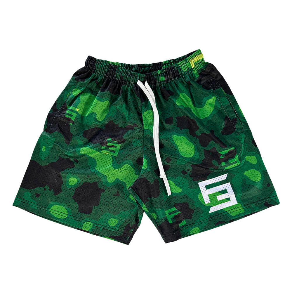 F3 ATHLETIC SHORTS GREEN LAVA