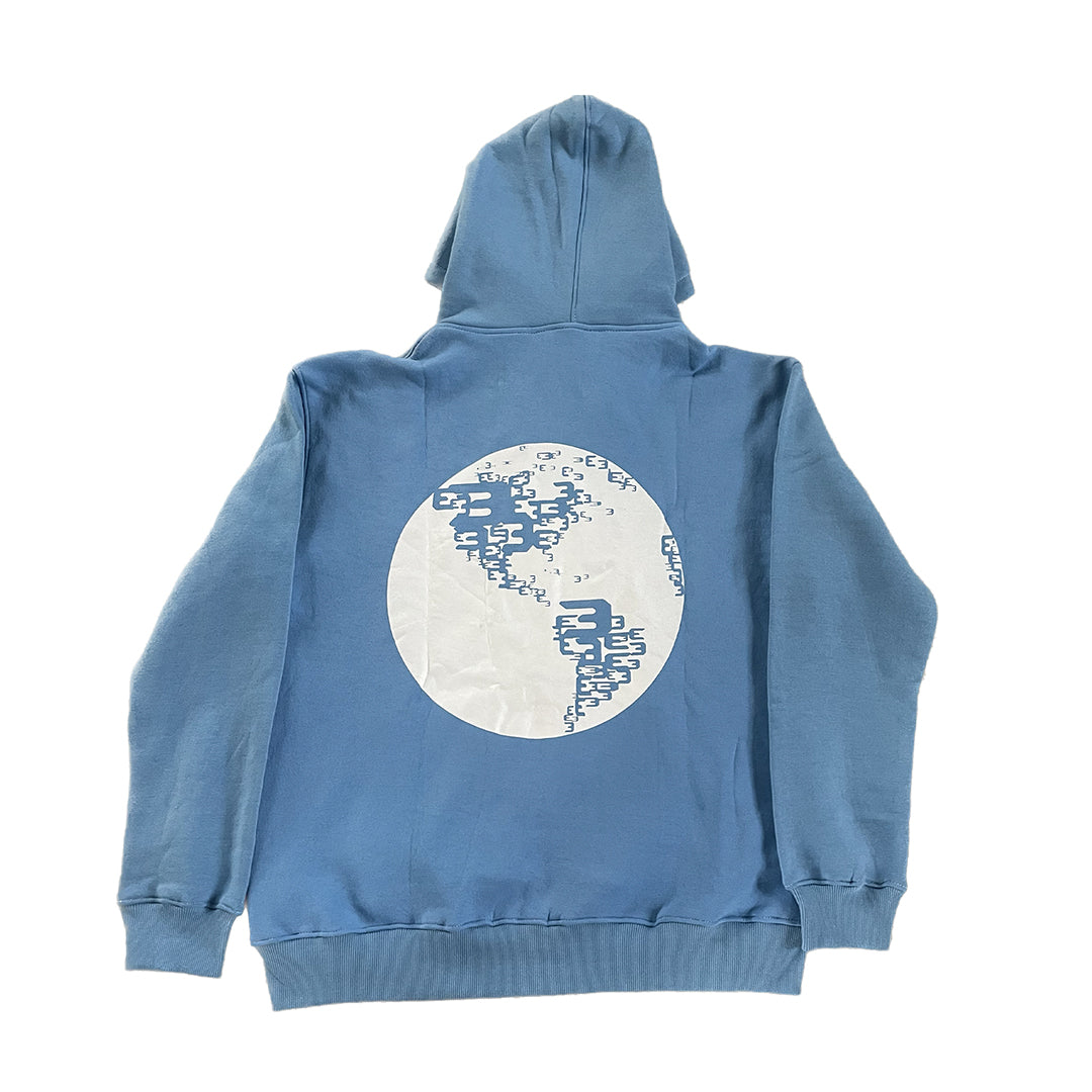 Blue World Fleece Zip Hoodie
